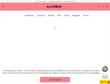 Tablet Screenshot of glambou.com